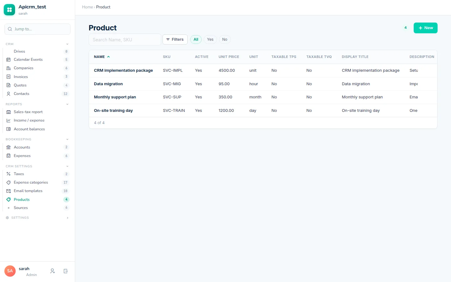 Products